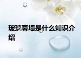 玻璃幕墻是什么知識介紹