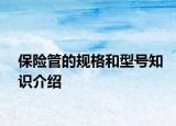 保險管的規(guī)格和型號知識介紹