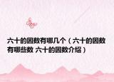 六十的因數(shù)有哪幾個(gè)（六十的因數(shù)有哪些數(shù) 六十的因數(shù)介紹）
