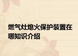 燃?xì)庠钕ɑ鸨Ｗo(hù)裝置在哪知識介紹