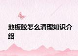 地板膠怎么清理知識介紹