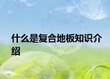 什么是復(fù)合地板知識(shí)介紹