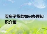 買房子貸款如何辦理知識介紹