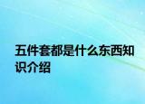 五件套都是什么東西知識介紹