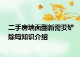 二手房墻面翻新需要鏟除嗎知識(shí)介紹