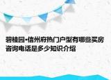 碧桂園·信州府熱門(mén)戶(hù)型有哪些買(mǎi)房咨詢(xún)電話(huà)是多少知識(shí)介紹
