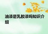 油漆是乳膠漆嗎知識(shí)介紹