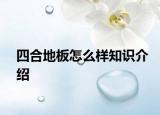 四合地板怎么樣知識介紹