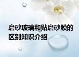 磨砂玻璃和貼磨砂膜的區(qū)別知識(shí)介紹