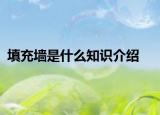 填充墻是什么知識(shí)介紹