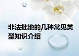 非法批地的幾種常見類型知識介紹