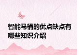 智能馬桶的優(yōu)點(diǎn)缺點(diǎn)有哪些知識(shí)介紹