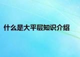 什么是大平層知識(shí)介紹