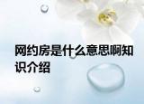 網(wǎng)約房是什么意思啊知識介紹
