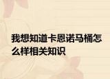 我想知道卡恩諾馬桶怎么樣相關知識