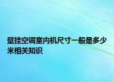 壁掛空調(diào)室內(nèi)機(jī)尺寸一般是多少米相關(guān)知識(shí)
